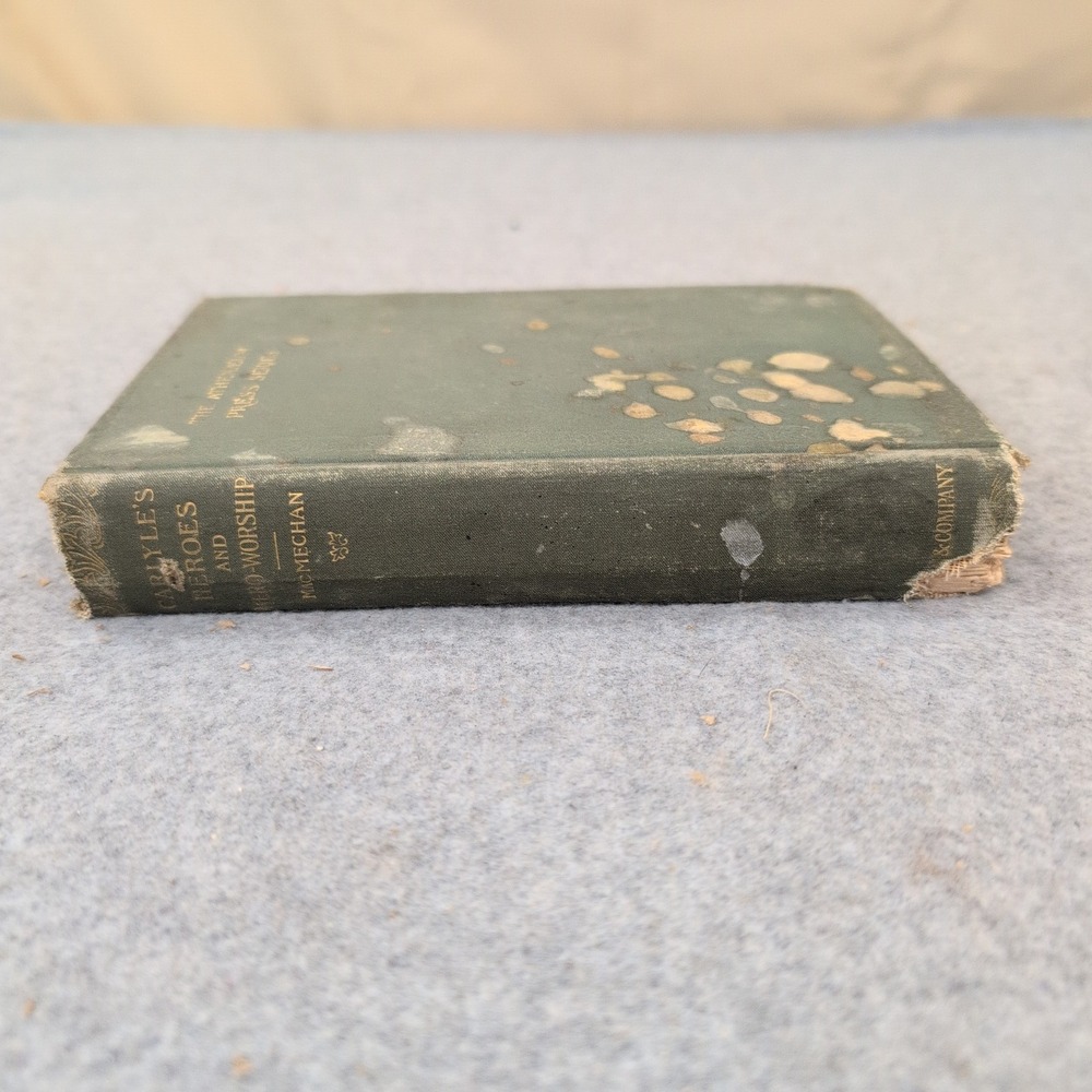 Thomas Carlyle On Heroes Hero-Worship And The Heroic In History 1901 Hardcover - Picture 3 of 5